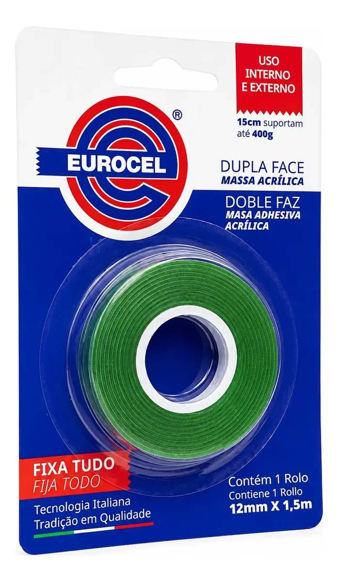 FITA DUPLA FACE 12X1,5 EUROCEL
